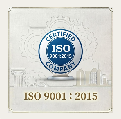 ISO 9001：2015 品質管理系統認證標章